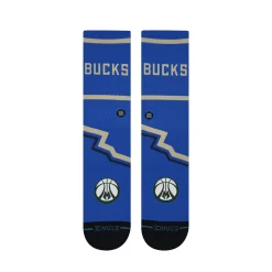 Stance X NBA 2025 City Edition Poly Crew Socks Milwaukee Bucks Clearance