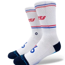 Stance X NBA 2025 City Edition Poly Crew Socks Philadelphia 76Ers New