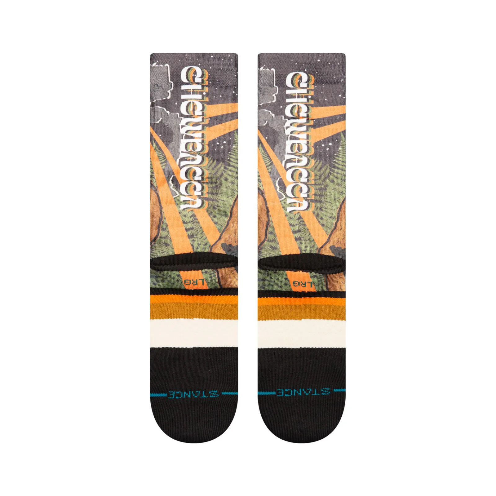 Stance Star Wars By Jaz Crew Socks Chewie Green Discount