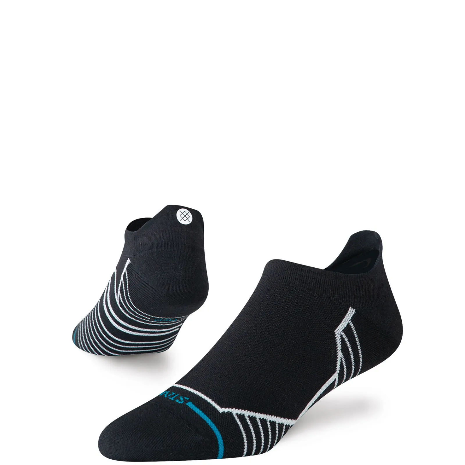 Stance Ultralight Performance Tab Socks Variegated Black Discount